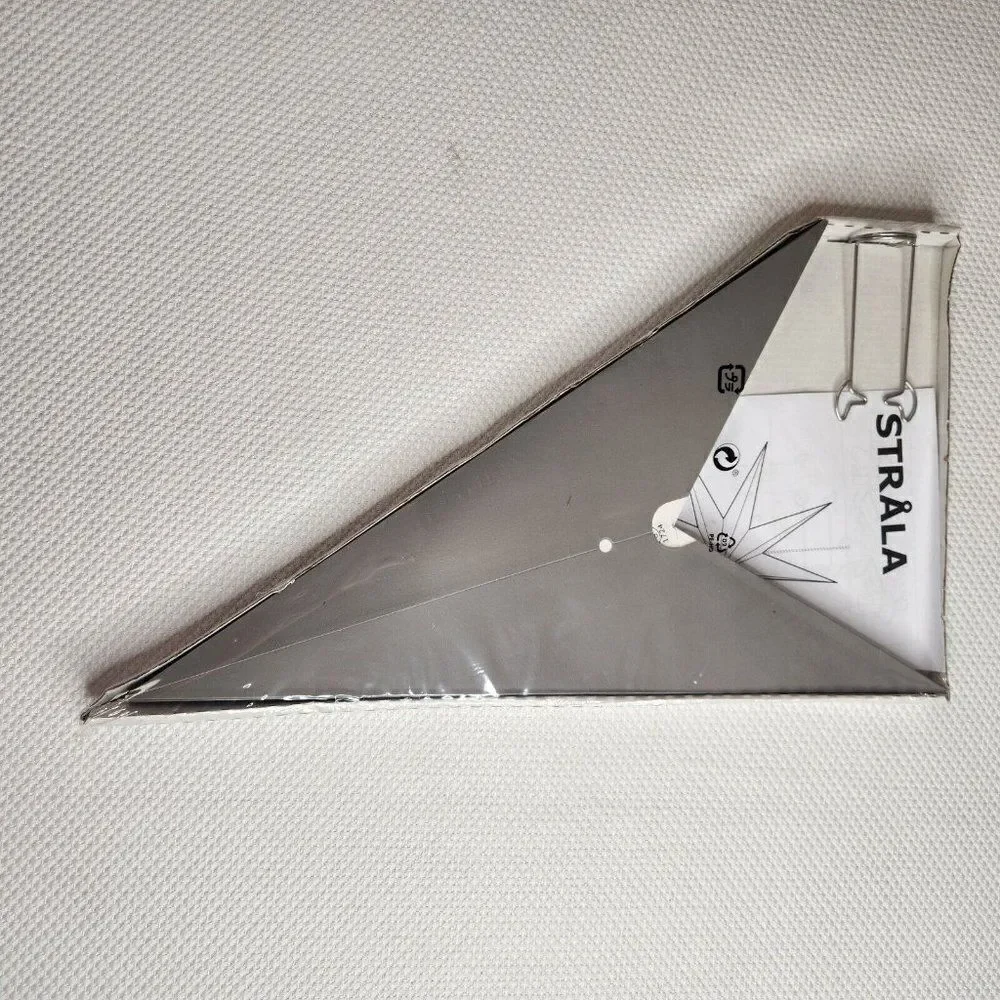 IKEA Strala Silver Star Decorative 21777 30 in 78 cm 203.663.43 New Sealed